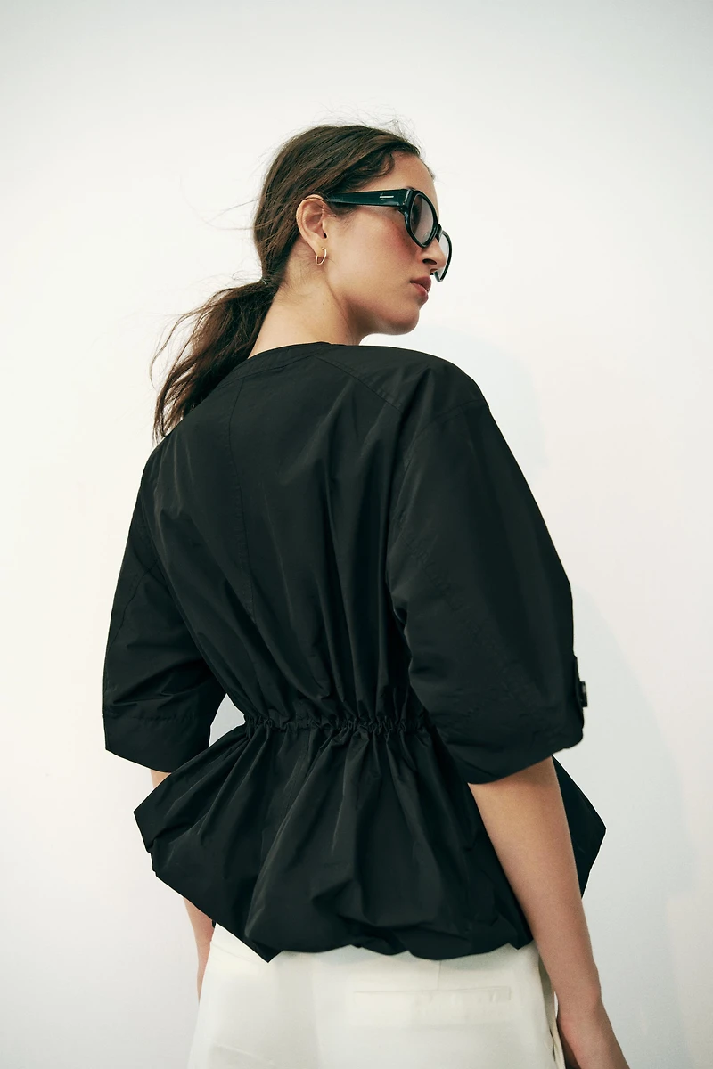 SHORT SLEEVE BALLOON PARKA