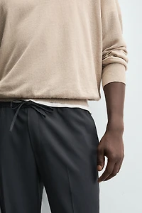 JOGGER WAIST STRETCH PANTS