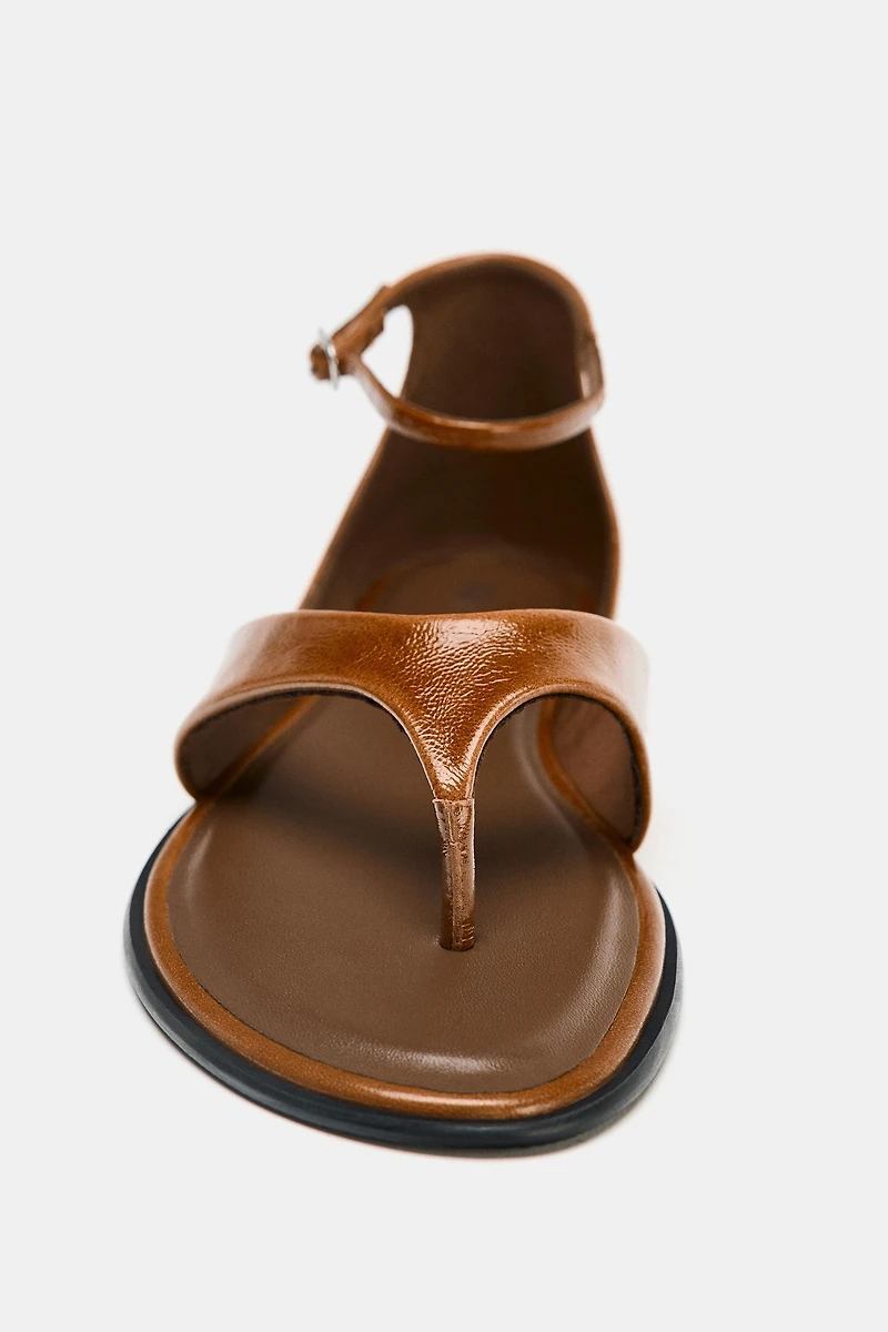 LEATHER TOE SANDALS