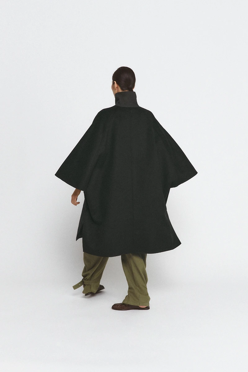 CAPE COMBINÉE AVEC LAINE ZW COLLECTION ÉDITION LIMITÉE