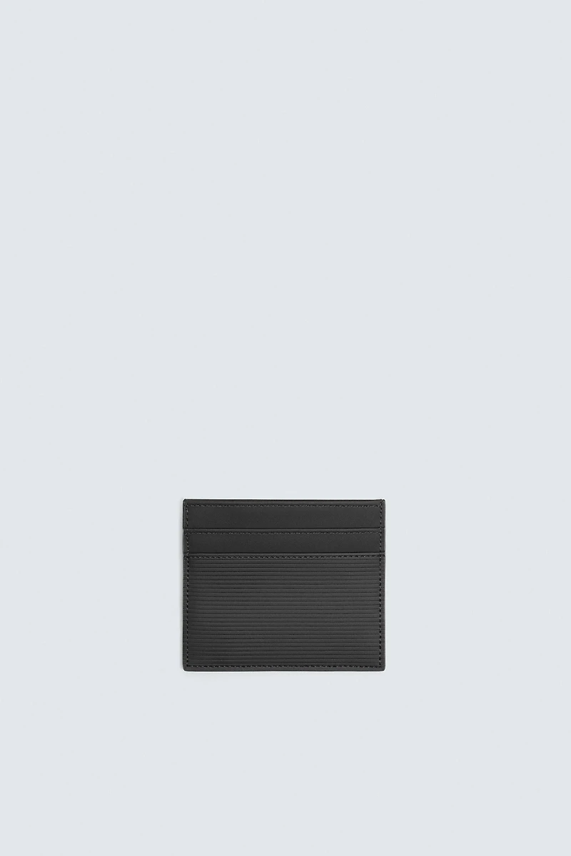 RUBBERIZED CARD HOLDER