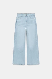 Z1975 WIDE LEG MID-RISE JEANS WITH PRESSED CREASE