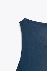 ROBE LONGUE EN TULLE À GODETS