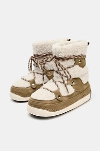 CONTRASTING ANKLE BOOTS SKI COLLECTION