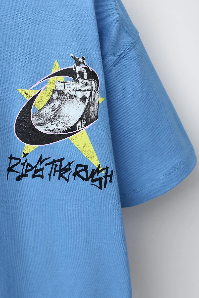 SKATE PRINT T-SHIRT