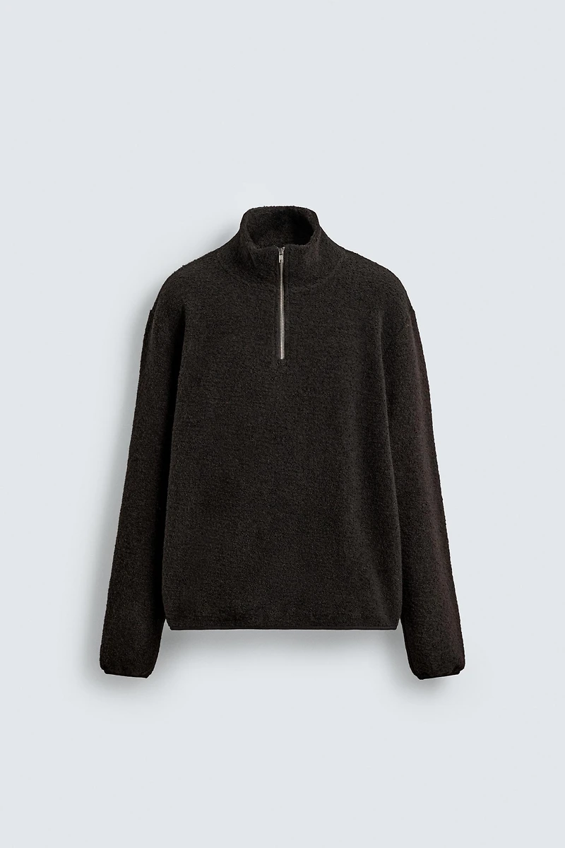 FLEECE QUARTER-ZIP SWEATSHIRT