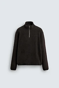 FLEECE QUARTER-ZIP SWEATSHIRT