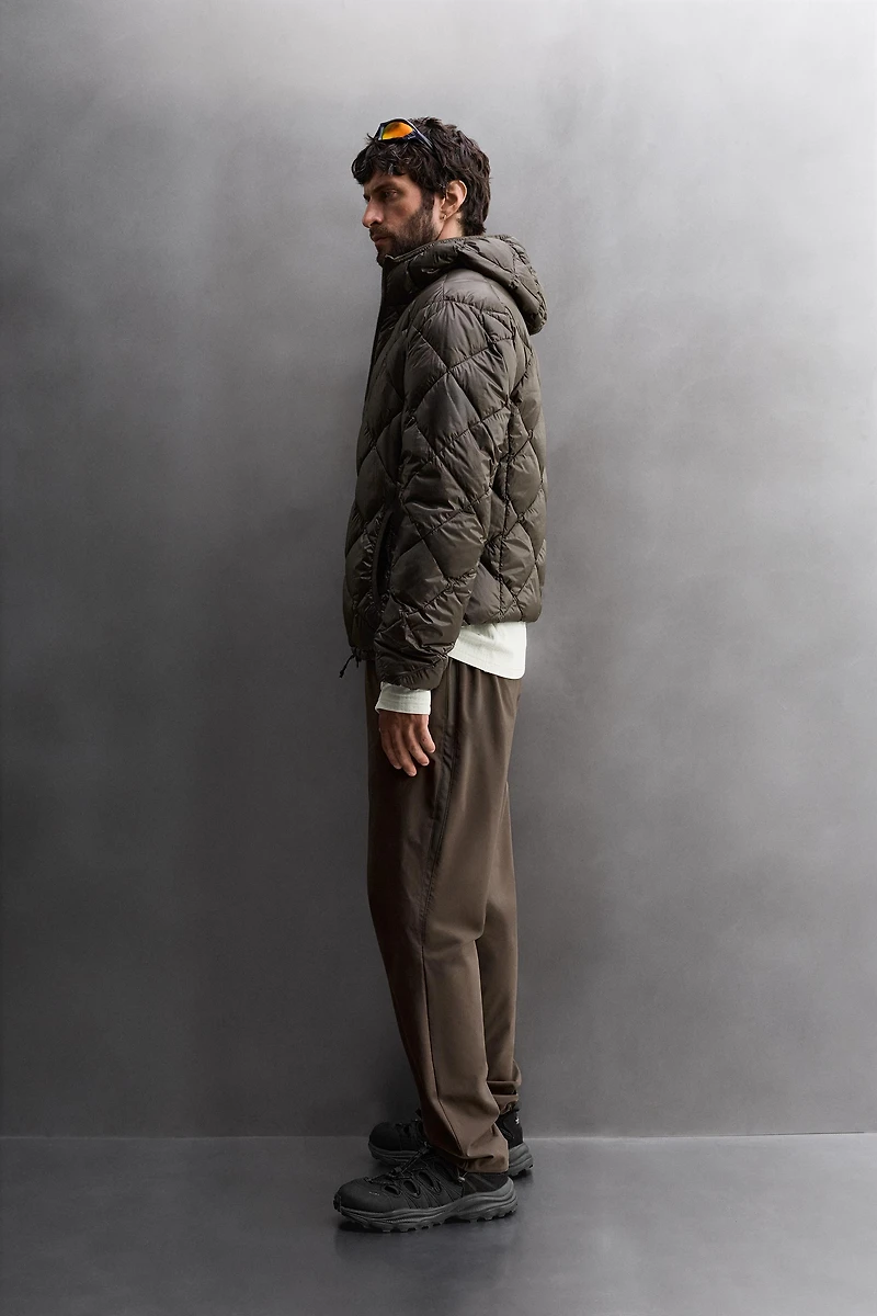 VESTE DOUDOUNE 100% PLUMES CAPUCHE