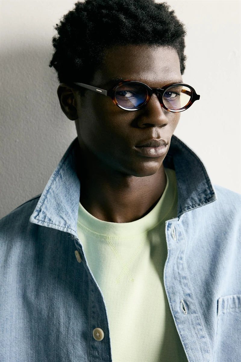 BOXY FIT DENIM SHIRT