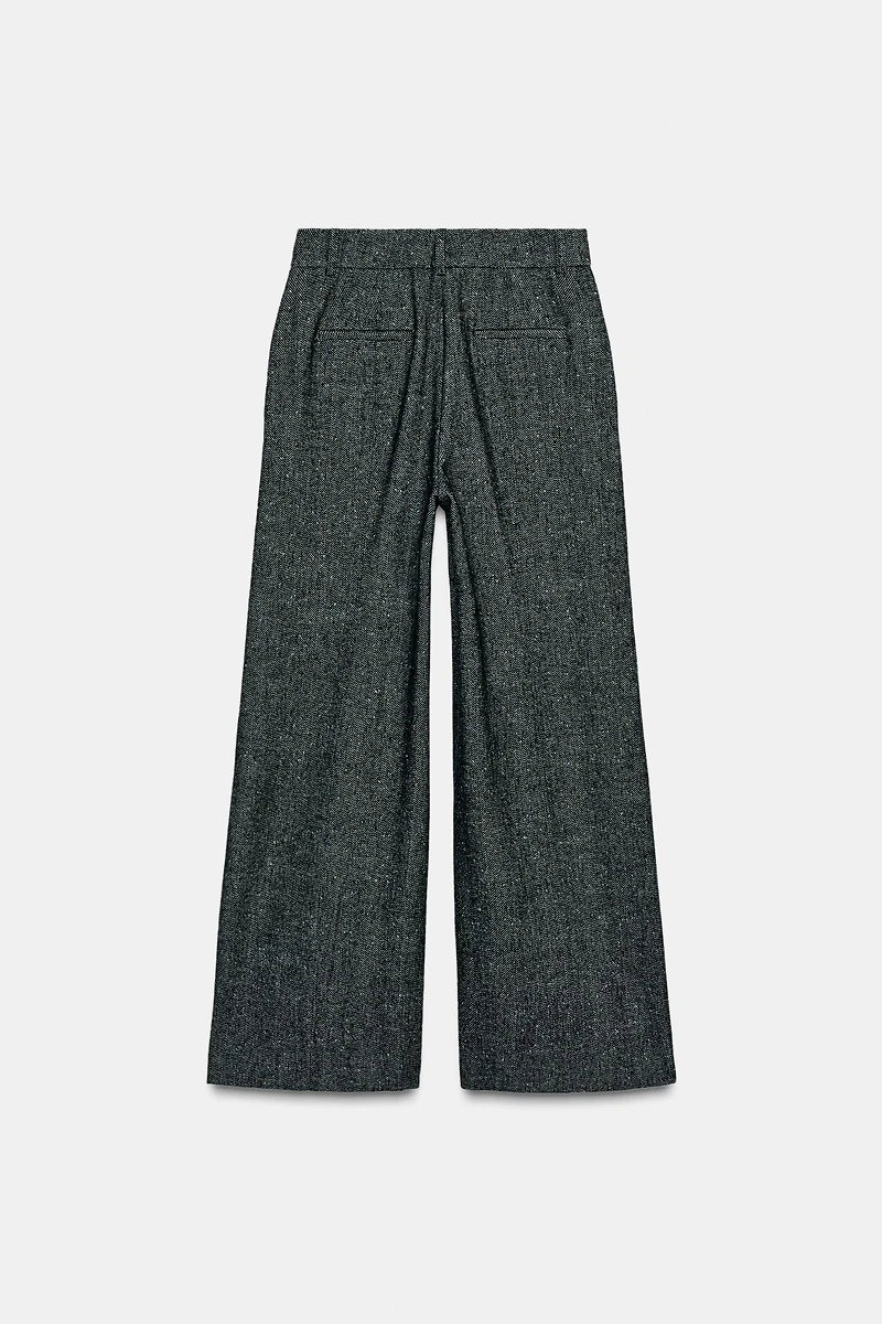 ZW COLLECTION STRAIGHT LEG WOOL PANTS