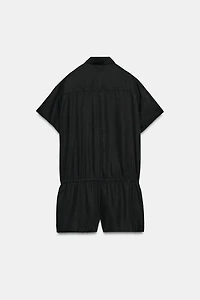 FLOWY SHORT POCKET JUMPSUIT