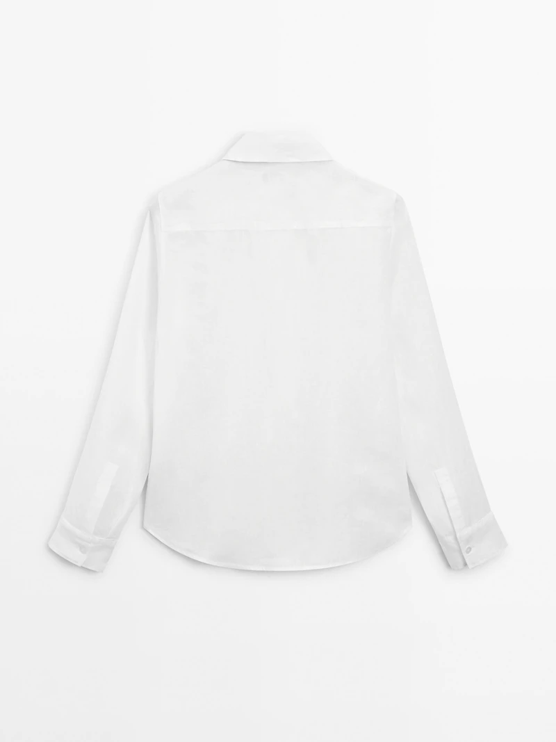 Flowing 100% linen shirt