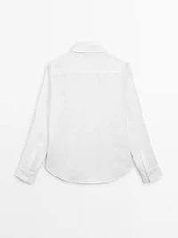 Flowing 100% linen shirt