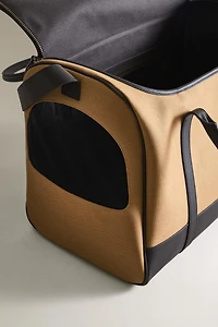 LEATHER PET CARRIER