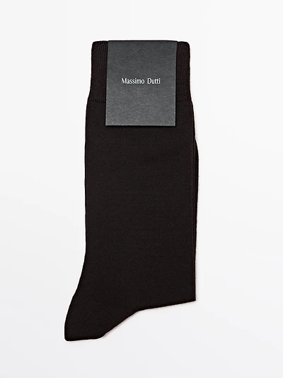 Chaussettes en laine mélangée