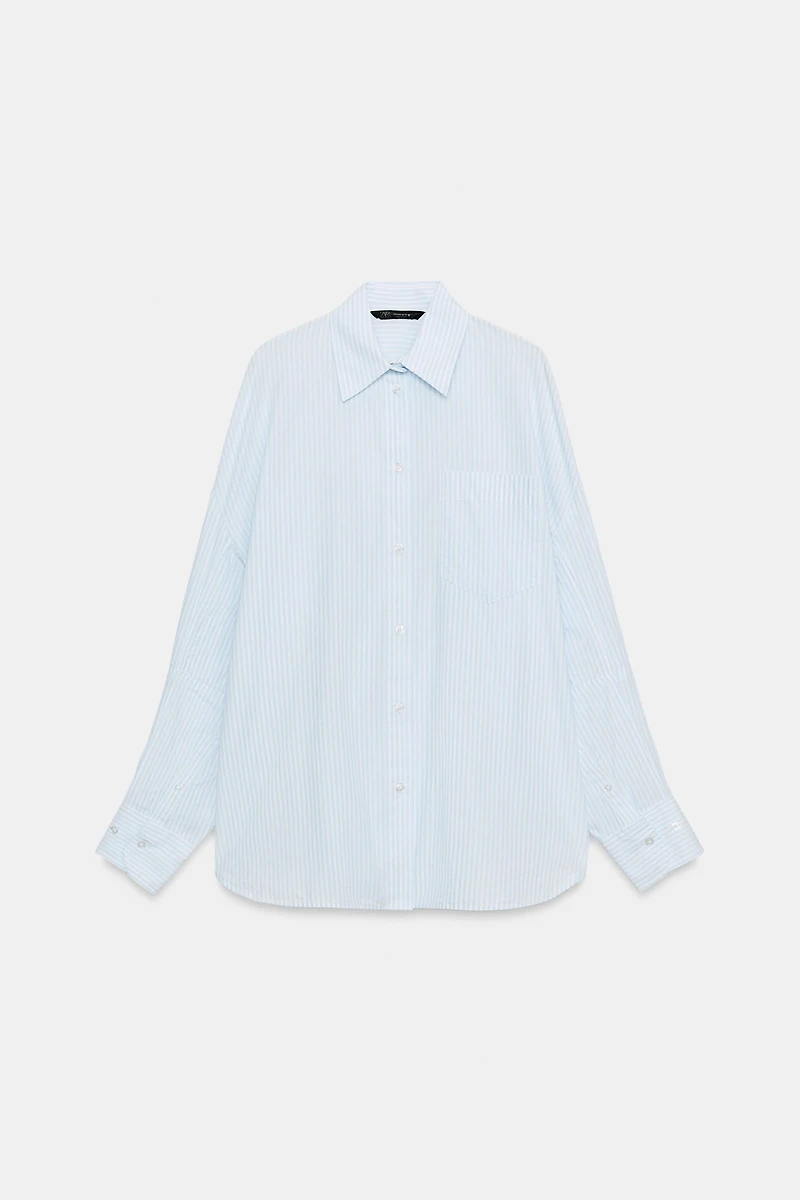 OVERSIZED POPLIN SHIRT