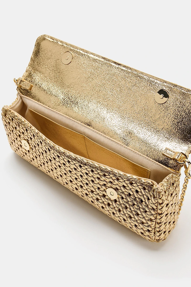 WOVEN ENVELOPE BAG