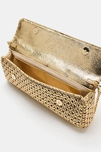 WOVEN ENVELOPE BAG