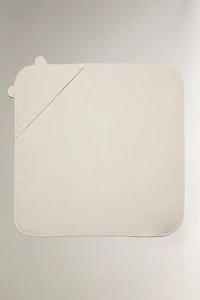SERVIETTE DE BAIN ENFANT À CAPUCHE OREILLES