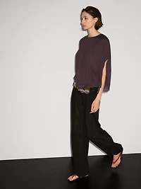 Short double-layer cape