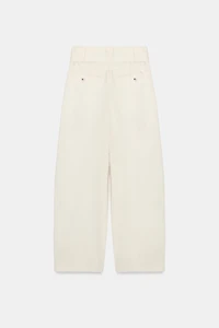 BELTED BAGGY PANTS