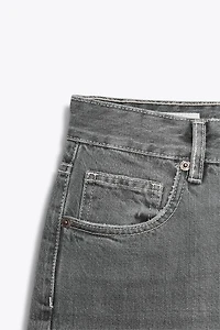 TRF HIGH WAIST WIDE LEG FULL LENGTH JEANS