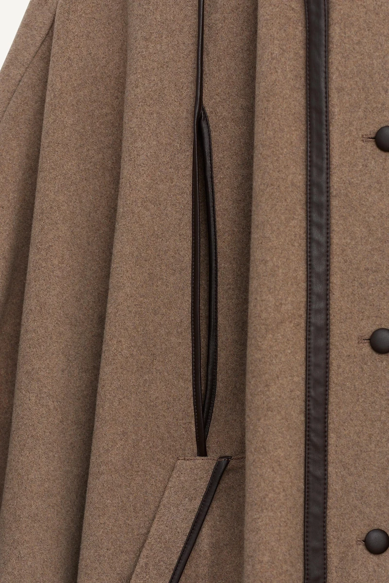 LIMITED EDITION OVERSIZED WOOL CAPE