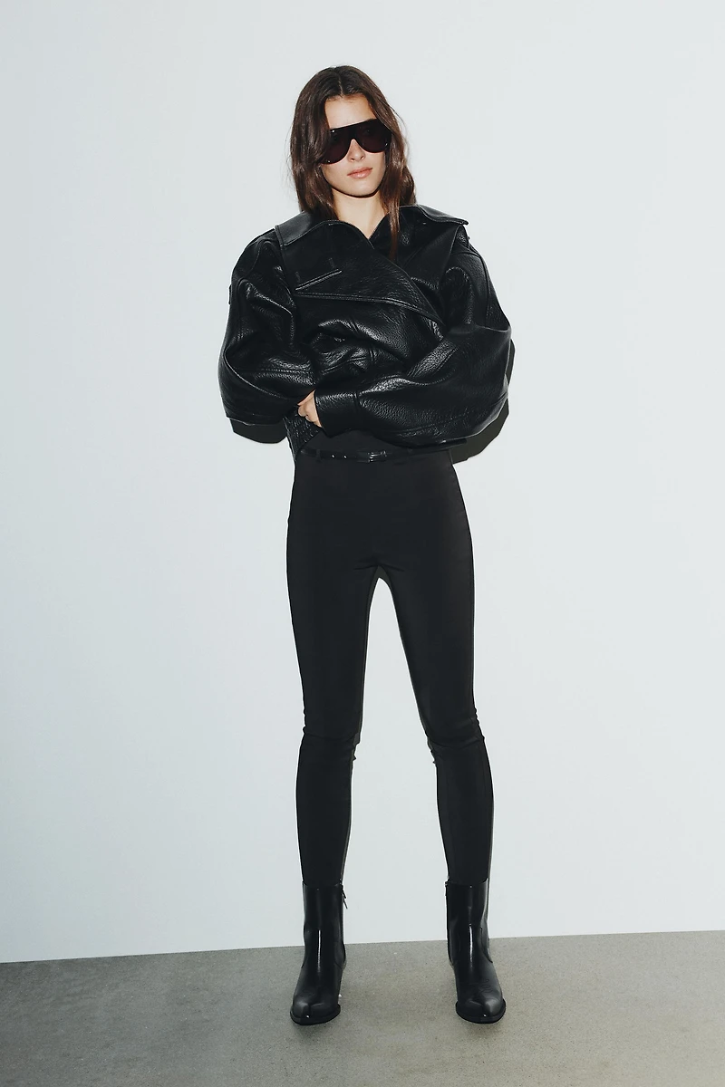 BELTED LEGGING PANTS