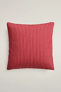 HOUSSE DE COUSSIN COTON RAYURES | KATHARINE POLE