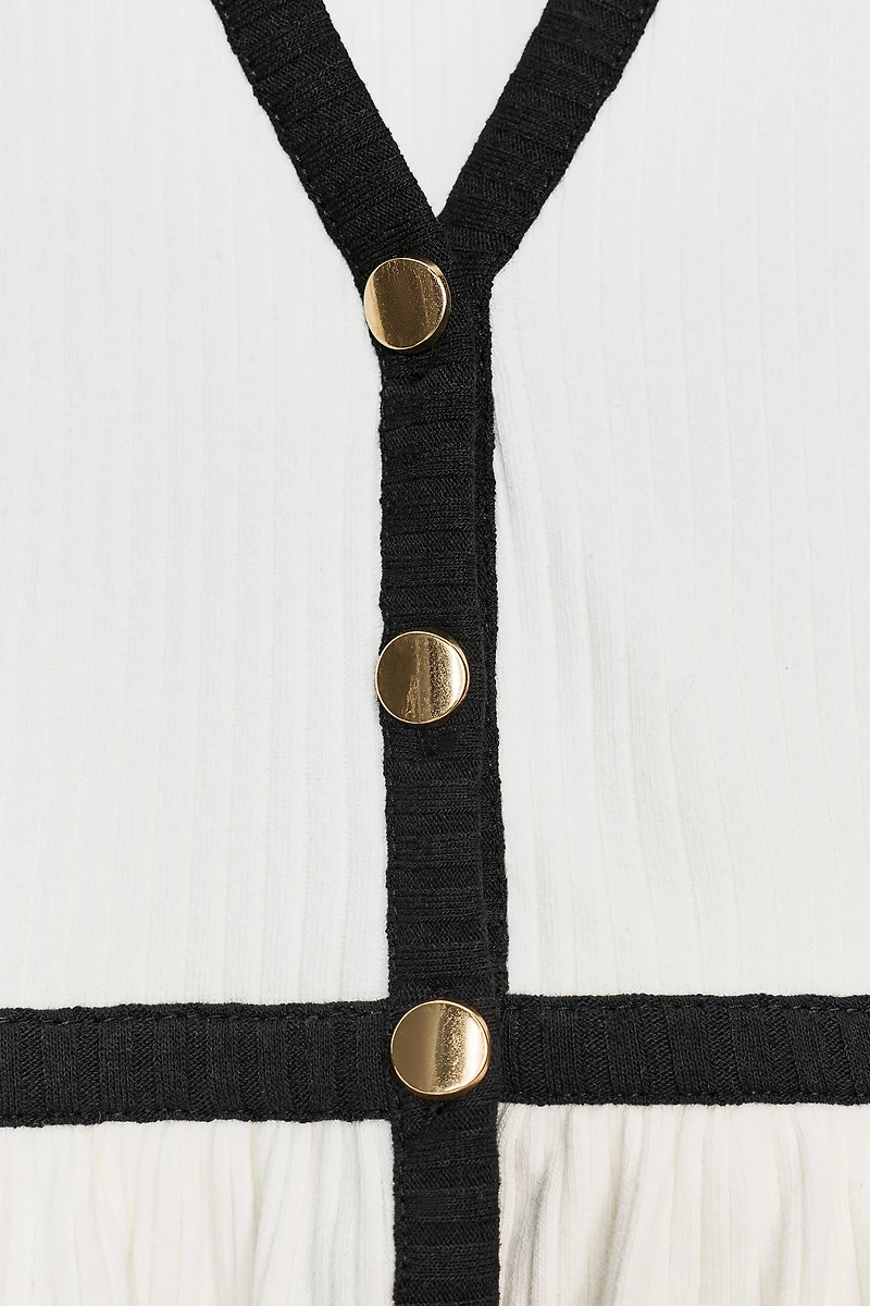 TOP CÔTELÉ BOUTONS