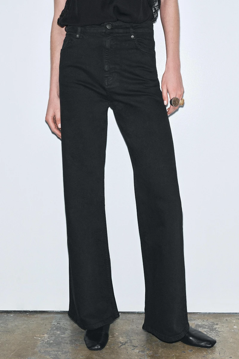 ZW COLLECTION HIGH RISE WIDE LEG JEANS
