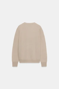 EXTRA SOFT LONG SLEEVE 100% WOOL SWEATER