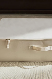 FOLDABLE STORAGE BOX WITH LID