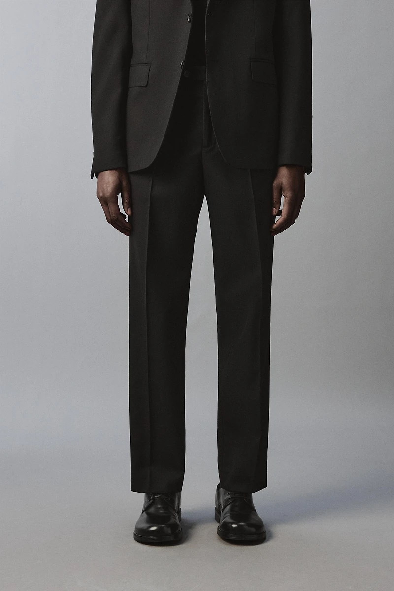 100% WOOL SUIT PANTS