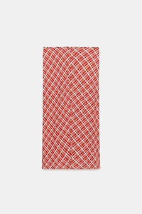 ZW COLLECTION PLAID MIDI SKIRT