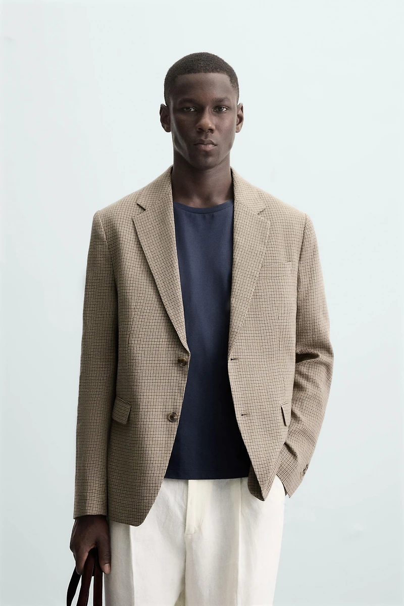 BLAZER PIED-DE-POULE
