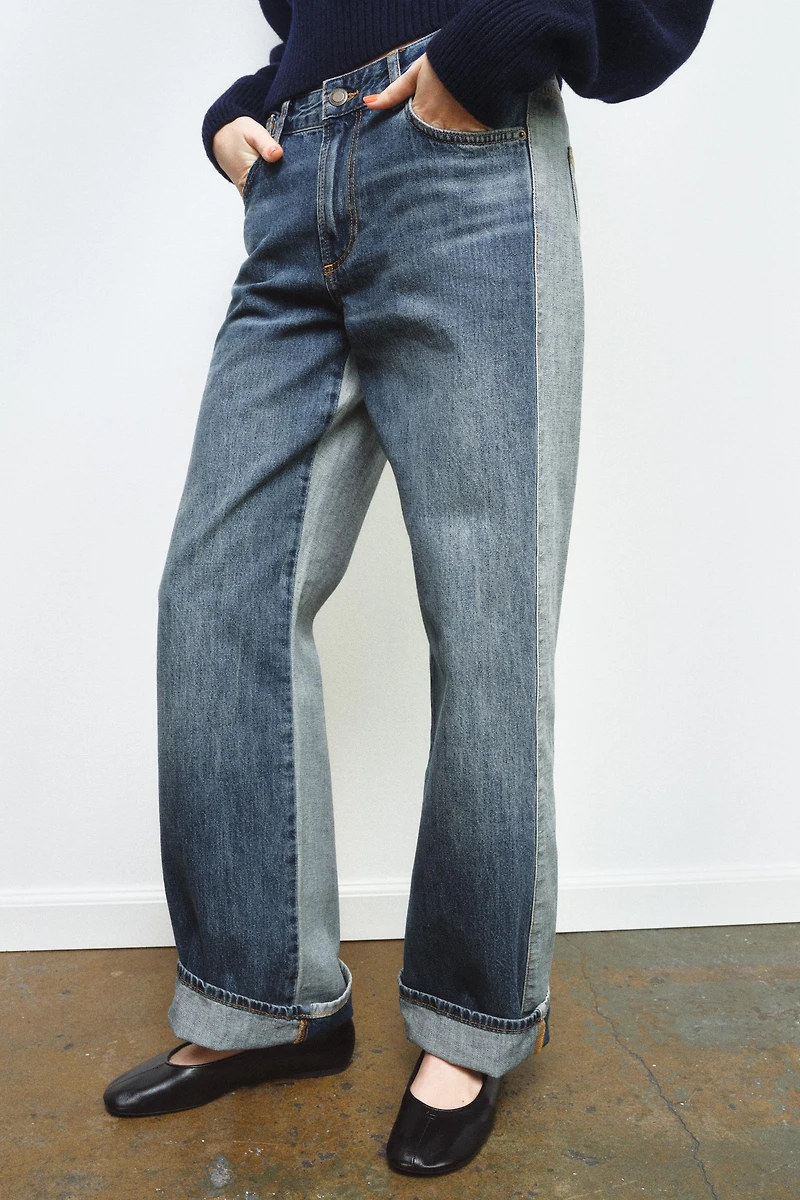 JEANS ZW COLLECTION DROIT TAILLE MOYENNE