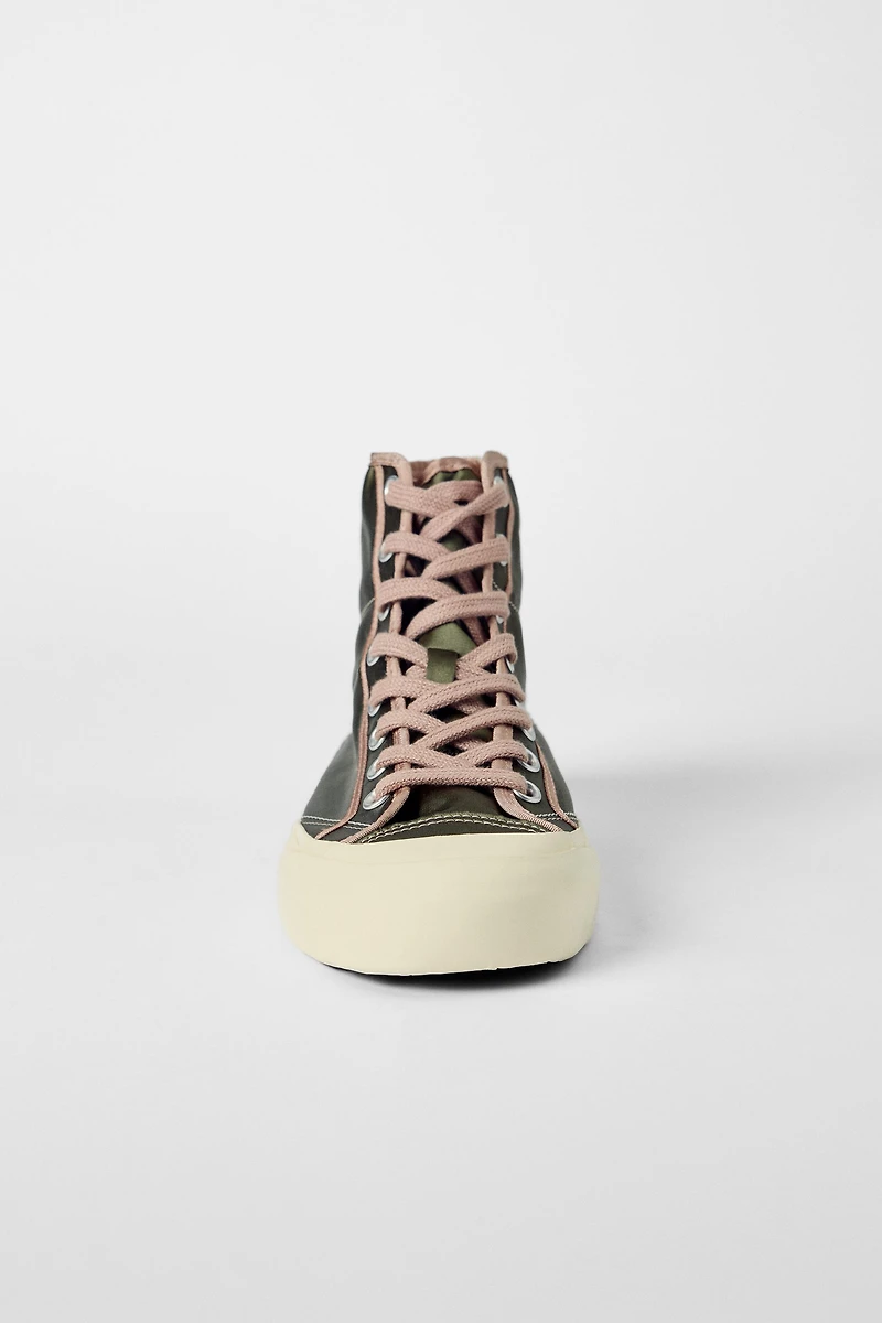 HIGH TOP SNEAKERS BOBBY GILLESPIE X ZARA