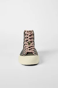 HIGH TOP SNEAKERS BOBBY GILLESPIE X ZARA
