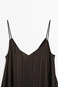 Asymmetrical flowing midi dress