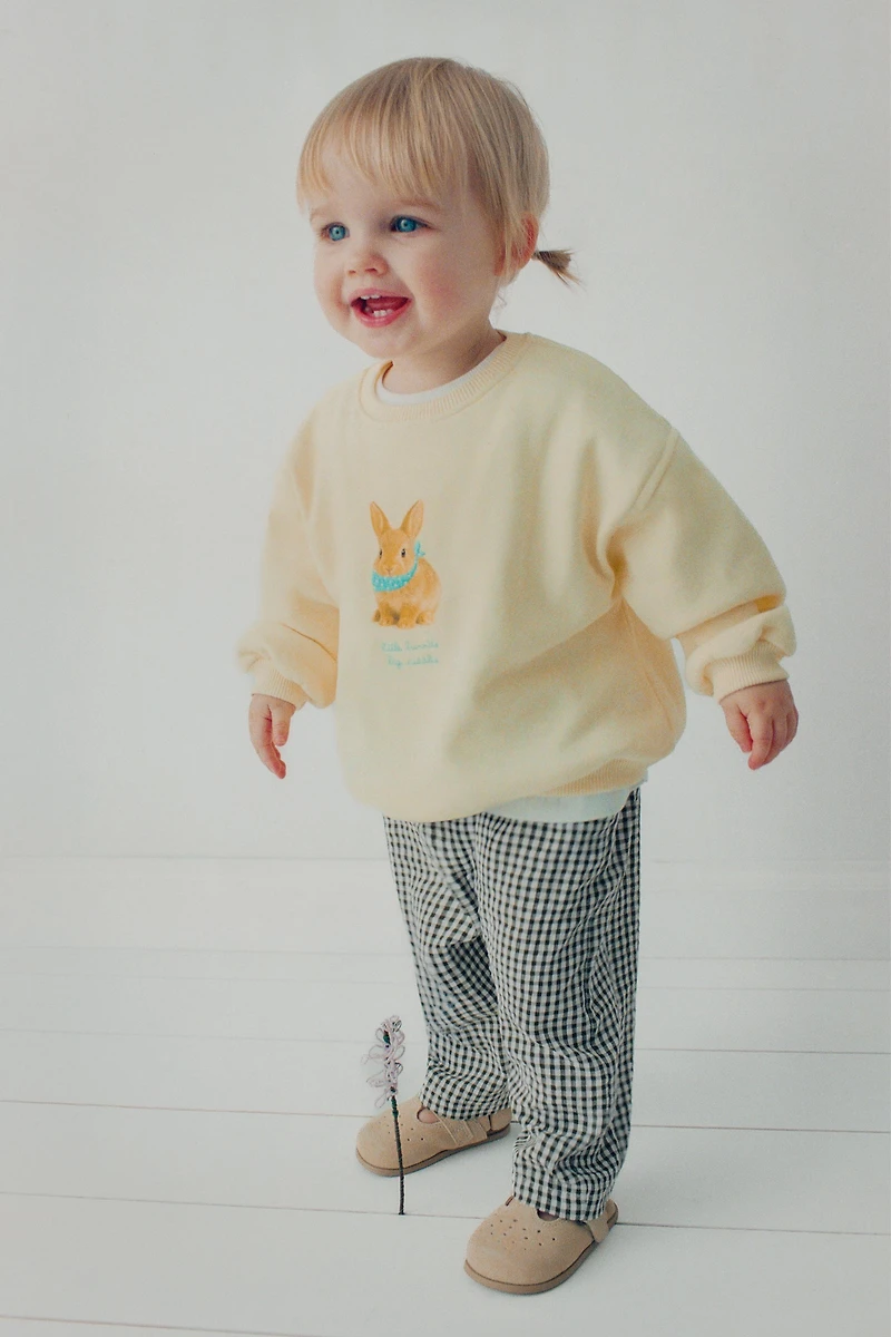 BAGGY GINGHAM PANTS