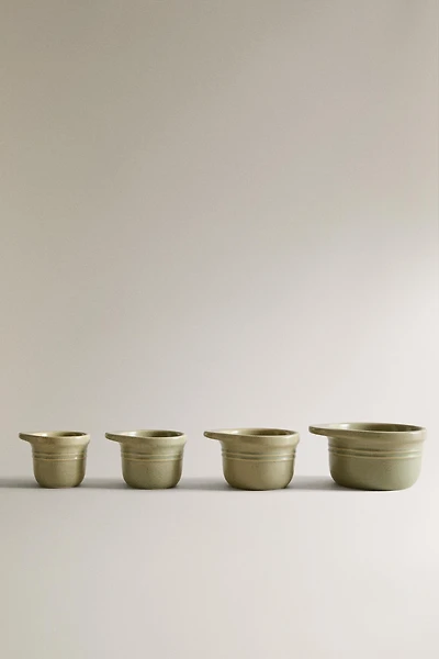 STONEWARE MEASURING BOWLS (SET OF 4)