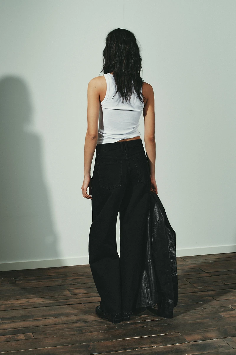 TRF BARREL HIGH WAIST JEANS