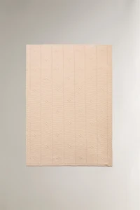 BABY OPENWORK COTTON BLANKET