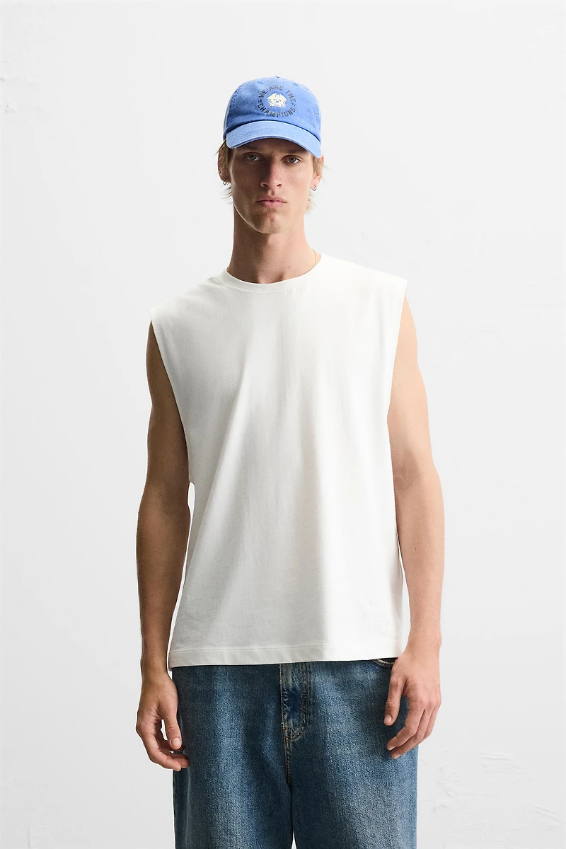 RELAXED FIT TANK T-SHIRT