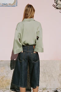 CHEMISE OVERSIZE MANCHES AMPLES
