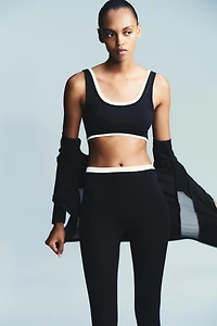 TOP COURT DE SPORT EFFET DOUBLE