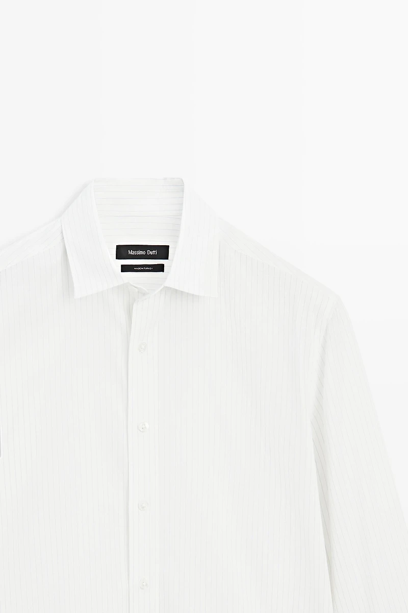 100% cotton striped shirt