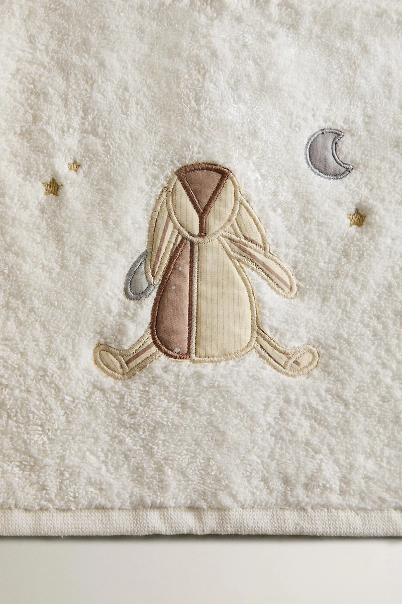 SERVIETTE DE BAIN ENFANT LAPIN