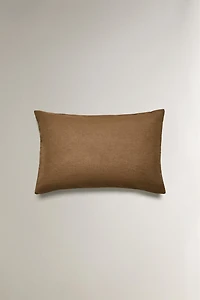 EMBROIDERED THROW PILLOW COVER